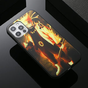 Naruto Nine-Tails Mode Luminous Phone Case
