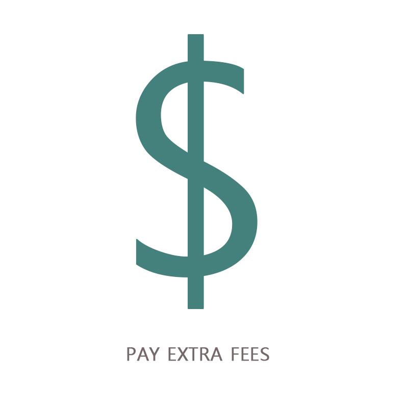 EXTRA FEE FOR ORDER