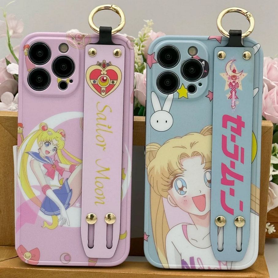 Sailor Moon Wrist Strap Phone Case