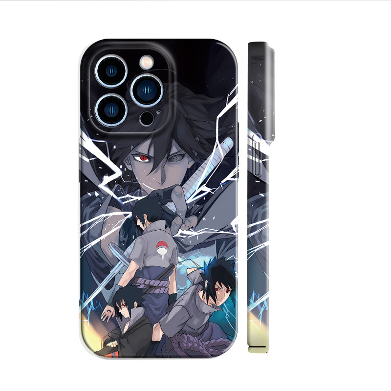 Naruto Phone Case IPhone 15 14 13 12 11 Pro Max 7 8 Plus X XR Soft Silicone Cover Uchiha Sasuke Kakashi Anime