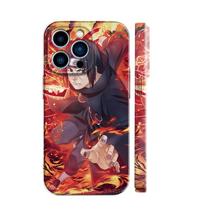 Naruto Phone Case IPhone 13 12 11 Pro Max 7 8 Plus X XR Soft Silicone Cover Uchiha Sasuke Kakashi Anime