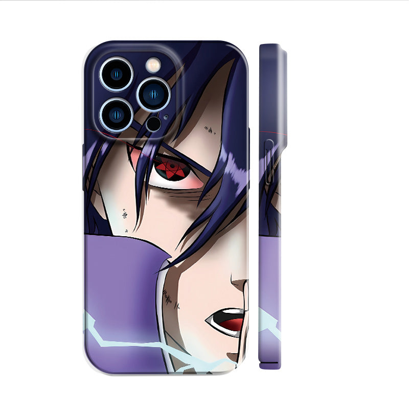 Naruto Phone Case IPhone 15 14 13 12 11 Pro Max 7 8 Plus X XR Soft Silicone Cover Uchiha Sasuke Kakashi 