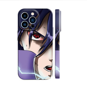 Naruto Phone Case IPhone 13 12 11 Pro Max 7 8 Plus X XR Soft Silicone Cover Uchiha Sasuke Kakashi 