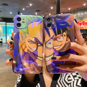 One Piece Zoro Luffy Glossy Phone Case