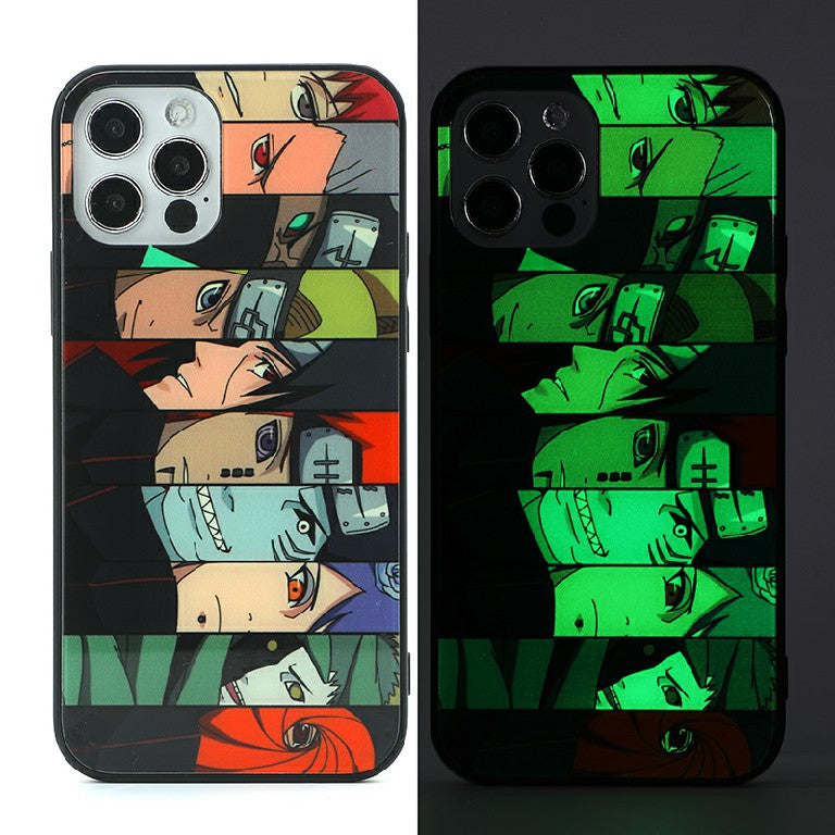 Naruto Akatsuki Luminous Phone Case
