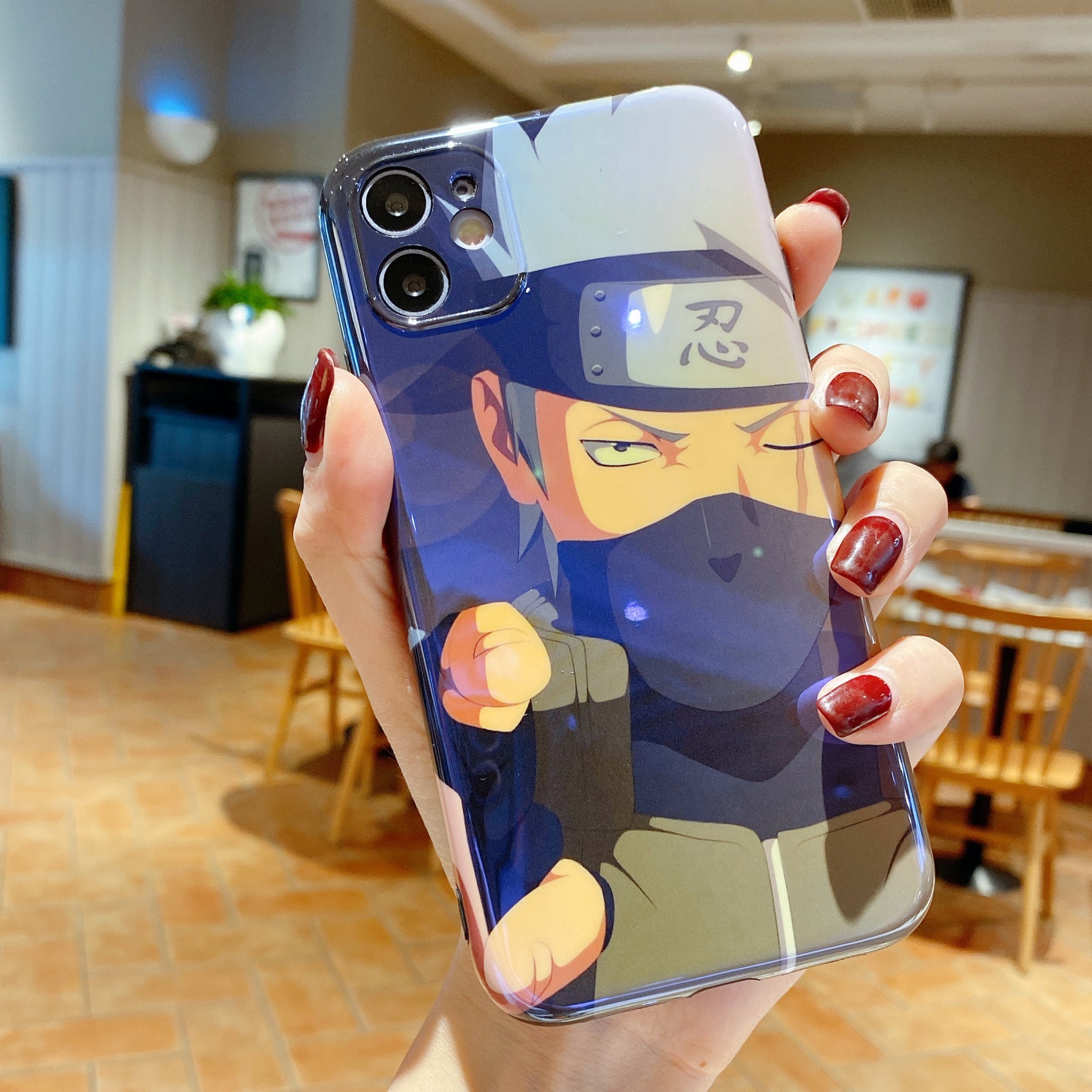 Naruto Kakashi Glossy Phone Case